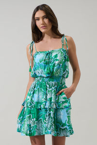 Tanti Floral Salta Ruffle Mini Dress