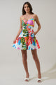 Breezy Palms Hela Smocked Mini Dress
