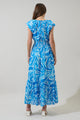 Canton Tropics Mecily Smocked Maxi Dress