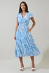 Seraphina Floral Maye Smocked Midi Dress