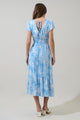Seraphina Floral Maye Smocked Midi Dress