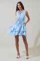 Seraphina Floral Mindi Ruffle Mini Dress