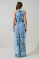 Tierra Floral Imery Halter Jumpsuit