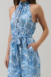 Tierra Floral Imery Halter Jumpsuit