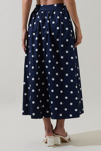 Caryn Polka Dot Maxi Skirt
