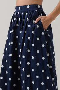 Caryn Polka Dot Maxi Skirt