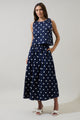 Caryn Polka Dot Sleeveless Top