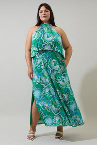 Tanti Floral Moya Sleeveless Maxi Dress Curve