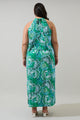 Tanti Floral Moya Sleeveless Maxi Dress Curve