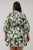 Haizley Floral Dabria Split Neck Mini Dress Curve