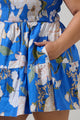 Roswell Floral Romiel Smocked Mini Dress Curve