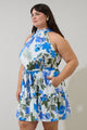 Zurie Floral Siana Halter Dress Curve