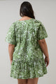 Irenan Leaf Ashby Shift Mini Dress Curve