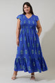 Haline Floral Liora Smocked Midi Dress Curve