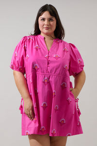 Scarlett Floral Hesper Mini Dress Curve