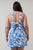Ronan Floral Amory Halter Mini Dress Curve