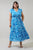 Canton Tropics Mecily Smocked Maxi Dress Curve