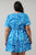 Canton Tropics Clarion Ruffle Mini Dress Curve