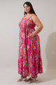 Himera Floral Kells Smocked Maxi Dress Curve