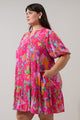 Himera Floral Maribor Mini Dress Curve