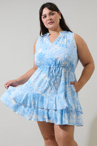 Seraphina Floral Mindi Ruffle Mini Dress Curve