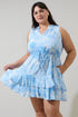 Seraphina Floral Mindi Ruffle Mini Dress Curve