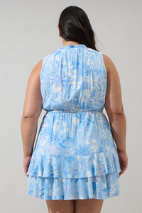 Seraphina Floral Mindi Ruffle Mini Dress Curve