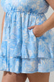 Seraphina Floral Mindi Ruffle Mini Dress Curve