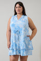 Seraphina Floral Mindi Ruffle Mini Dress Curve
