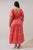 Cala Floral Alycia Smocked Maxi Dress Curve
