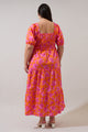 Cala Floral Alycia Smocked Maxi Dress Curve