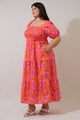 Cala Floral Alycia Smocked Maxi Dress Curve