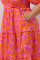 Cala Floral Alycia Smocked Maxi Dress Curve