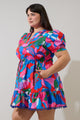 Exene Floral Gerica Shift Mini Dress Curve