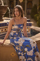 Roswell Floral Sima Pleated Maxi Dress