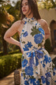 Zurie Floral Siana Halter Dress