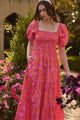 Cala Floral Alycia Smocked Maxi Dress