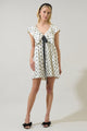 Lois Polka Dot Mini Babydoll Dress