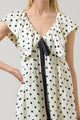 Lois Polka Dot Mini Babydoll Dress