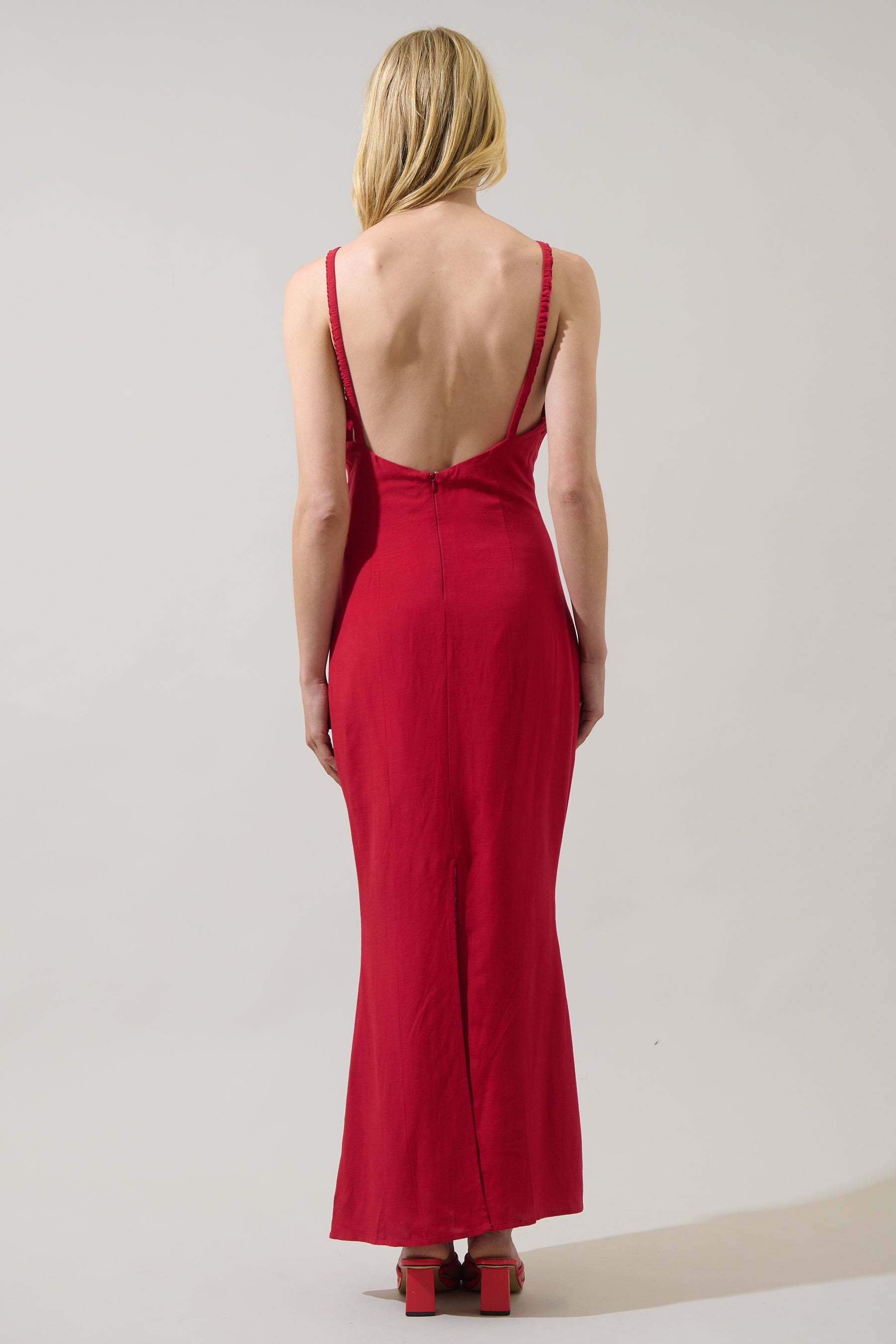 Mizie Open Back Maxi Dress CHOCOLATE / M by Sugarlips Mizie Open Back Maxi Dress CHOCOLATE / M by Sugarlips