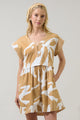Hazel Abstract Jolene Trapeze Mini Dress