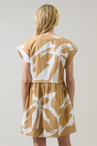 Hazel Abstract Jolene Trapeze Mini Dress