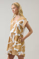 Hazel Abstract Jolene Trapeze Mini Dress