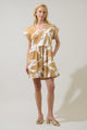 Hazel Abstract Jolene Trapeze Mini Dress