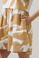 Hazel Abstract Jolene Trapeze Mini Dress