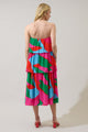 Milton Abstract Moxy Tiered Maxi Dress