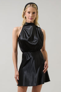 Esmena Satin Mini Dress