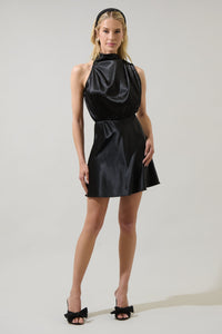 Esmena Satin Mini Dress