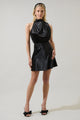 Esmena Satin Mini Dress