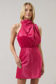 Esmena Satin Mini Dress